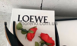 Туфли Loewe с розой на каблуке фото 2