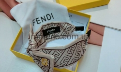 Обруч Fendiс бантиком в коробке с лого фото 1