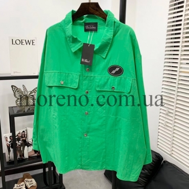 Рубашка брендовая зеленая