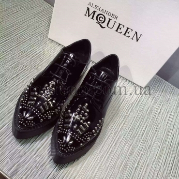 Туфли на шнуровке Alexander McQueen фото 3