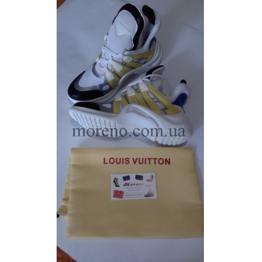 Кроссовки Louis Vuitton Archlight желтые фото 1