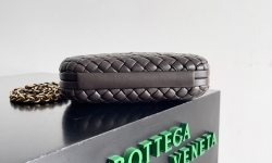 Клатч Bottega Veneta knot шоколад фото 2
