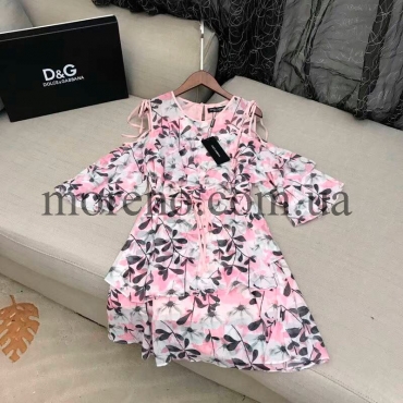 Платье D&G с цветочным принтом фото 3