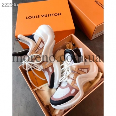 Кроссовки Louis Vuitton Archlight бежевые фото 4
