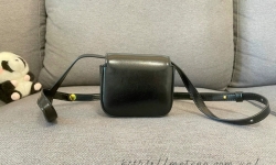 Міні-сумочка Celine Triomphe чорна фото 2