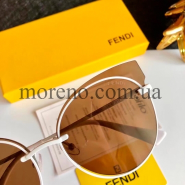 Очки Fendi с лого в чехле фото 2