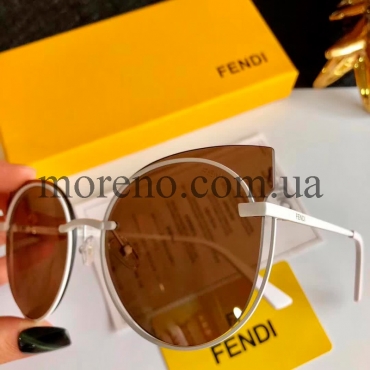 Очки Fendi с лого в чехле фото 3