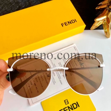 Очки Fendi с лого в чехле фото 4