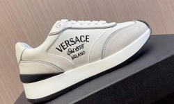 Кросівки Versace Milano шкіряні в кольорах фото 3