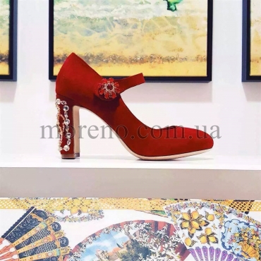Туфли Dolce&Gabbana красные фото 1