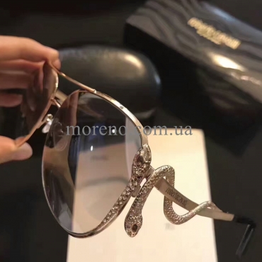 Очки Roberto Cavalli с декором змеи