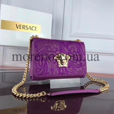 Сумочка на цепочке Versace в цветах фото 3