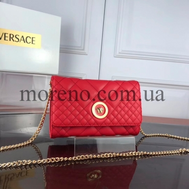 Сумочка Versace стеганая на цепочке фото 3