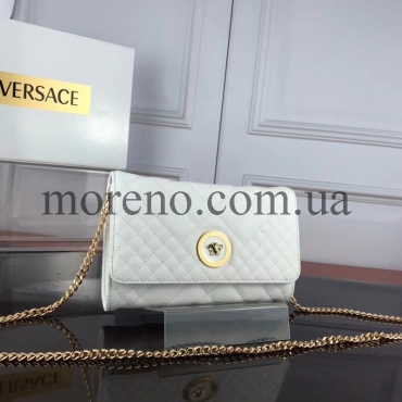 Сумочка Versace стеганая на цепочке фото 4