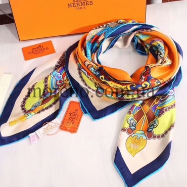 Платок-шарф Hermes с принтом