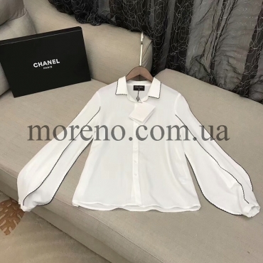 Блузка шелковая с рукавом фото 2