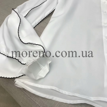 Блузка шелковая с рукавом фото 5