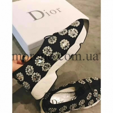Кроссовки Dior в пайетках фото 3