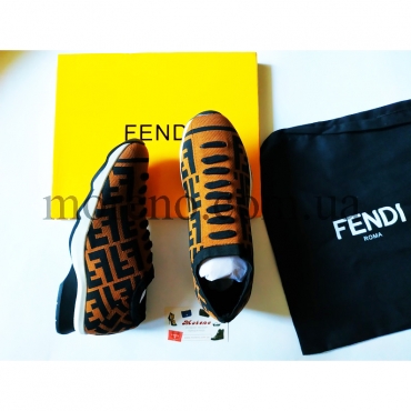 Кроссовки Fendi с логотипом