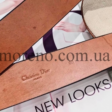 Поясная сумка Dior из оригинальной кожи фото 2