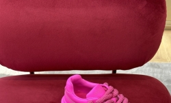 Кроссовки ValentinoONE STUD XL розовые фото 2