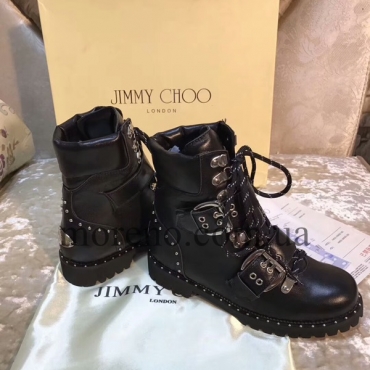 Ботинки JIMMY CHOO кожаные
