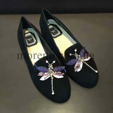 Туфли Dior с украшением стрекозы