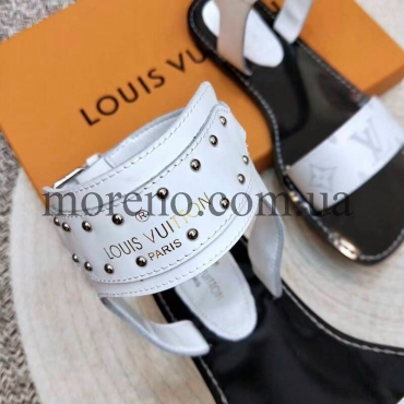 Босоножки Louis Vuitton белые фото 3