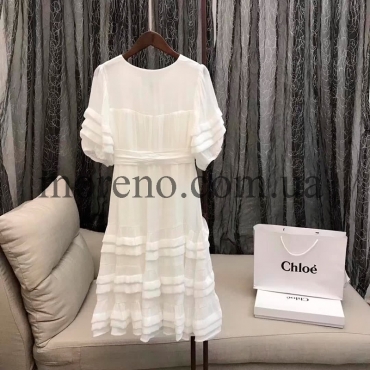 Платье Chloe белое фото 1