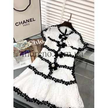 Платье Cha*el бело-черное фото 2