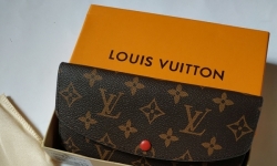 Гаманець Louis Vuitton Monogram на кнопці фото 4