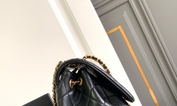Рюкзак Chanel стьобаний чорний фото 2