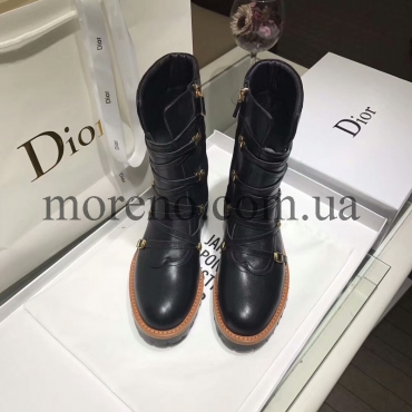 Сапоги Dior короткие на молнии фото 2