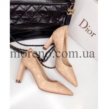 Туфли Dior матовые на каблуке