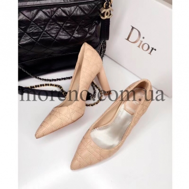 Туфли Dior матовые на каблуке фото 1